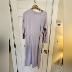 Title Nine Uprising Dress Lavender Size Large Sporty Atheisure Travel Cozy